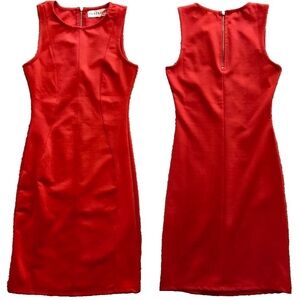 THE CLASSIC NWT Mango Orange BODYCON DRESS XS / S